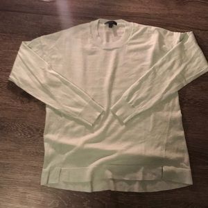 Mint green J-crew sweater